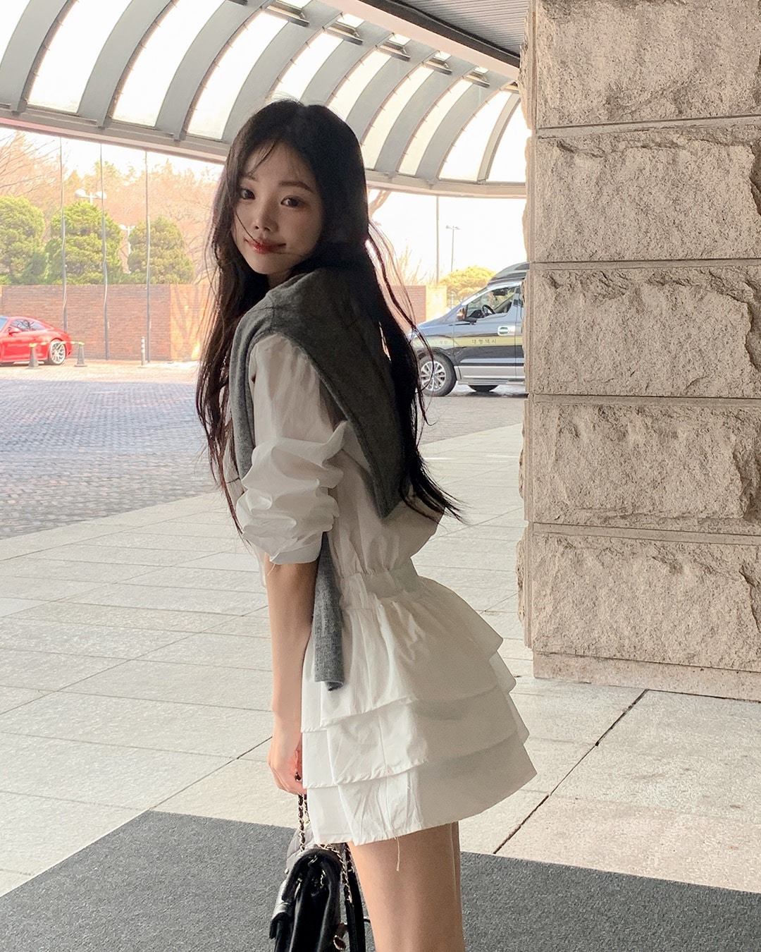 ラジュドミニワンピース韓国ファッション レディース