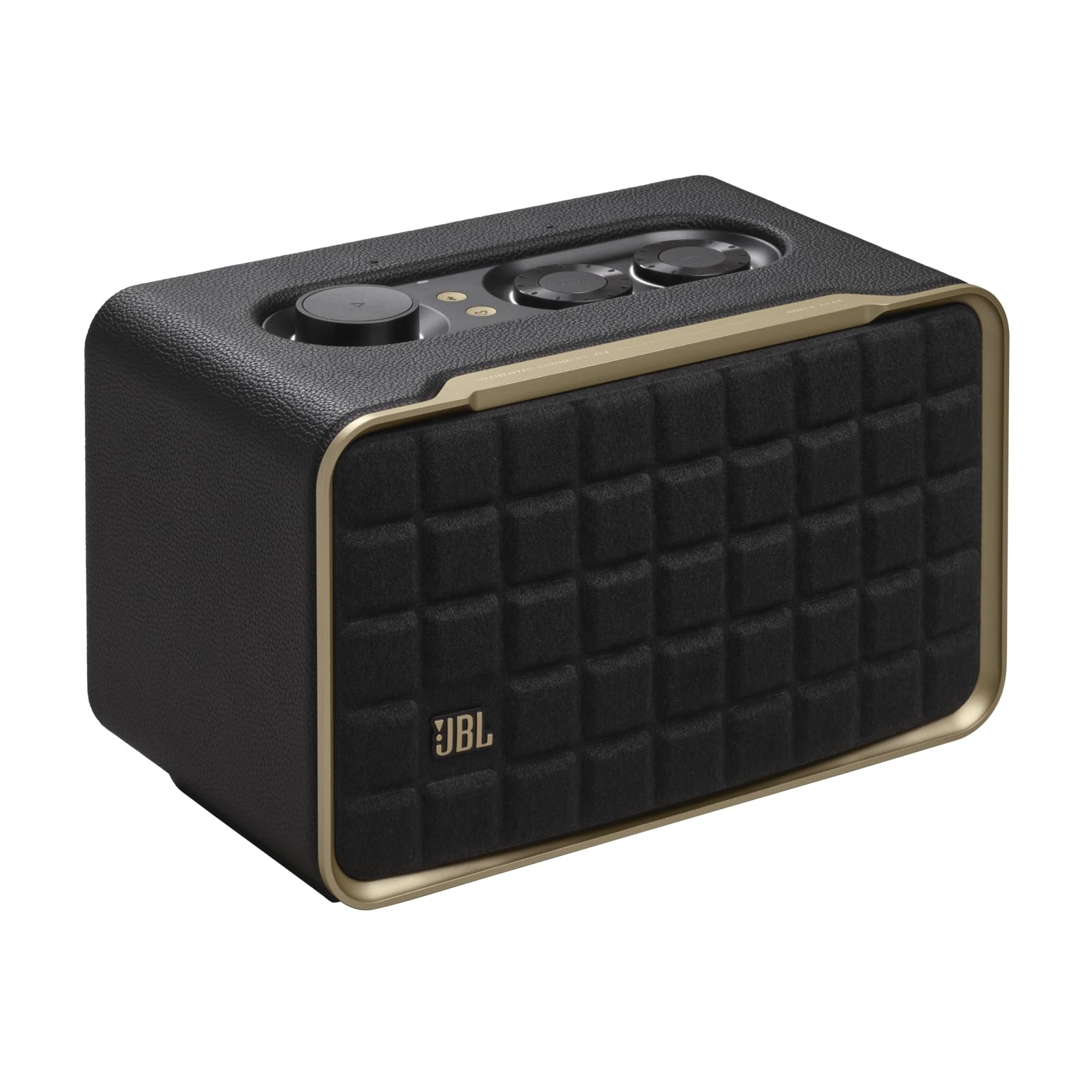 JBL AUTHENTICS 200 オーセンティックス 200 Wi-Fi Bluetothスピーカー 自動音質補正機能搭載/3.5mm入力付き/バッテリー非搭載/プロサウンド ブラック JBLAU
