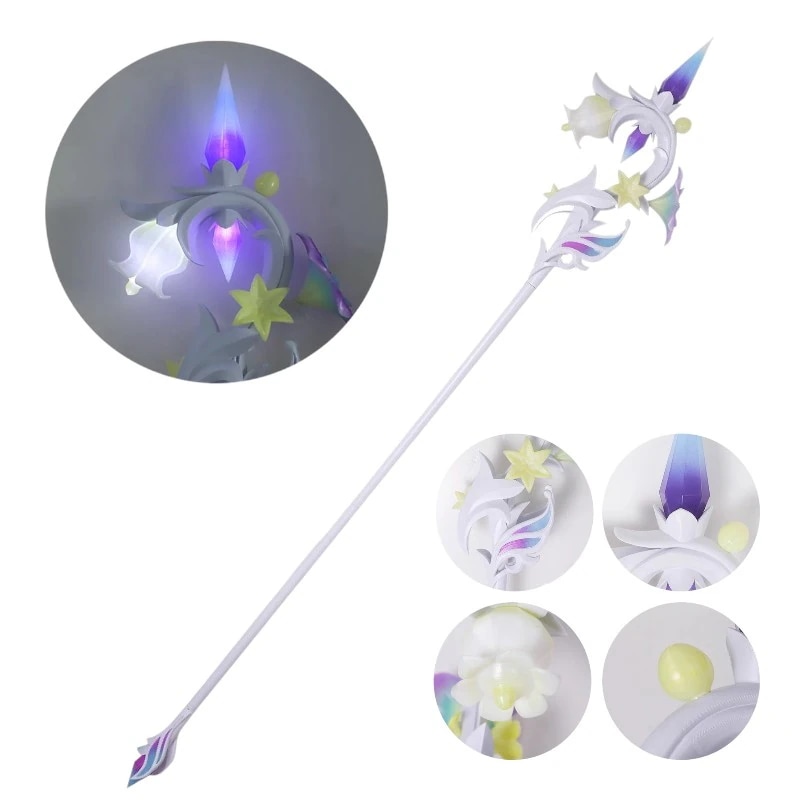 原神 ルミドゥースの挽歌　レプリカ　エミリエ　190cm　樹脂　3Dプリント　発光 槍(長柄)　召使　コスプレ道具　イベント　小物　ハロウィン