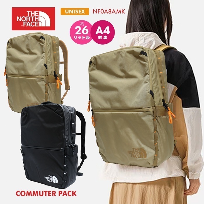 【SHOPクーポンあり】ノース リュックサック レアな海外モデル ユニセックス COMMUTER PACK コミューターパックNF0A8AMK 日常使い 通勤 通学 アウトドア スポーツ 男女兼用 大 14,623円