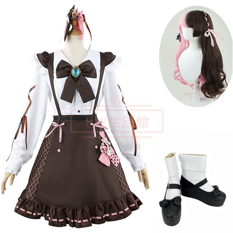 工場直販バーチャルYouTuber VTuber 橘 ひな コスプレ衣装 ウィッグ 靴 コスチューム 演出服 アニメ ゲーム ハロウィン 変装