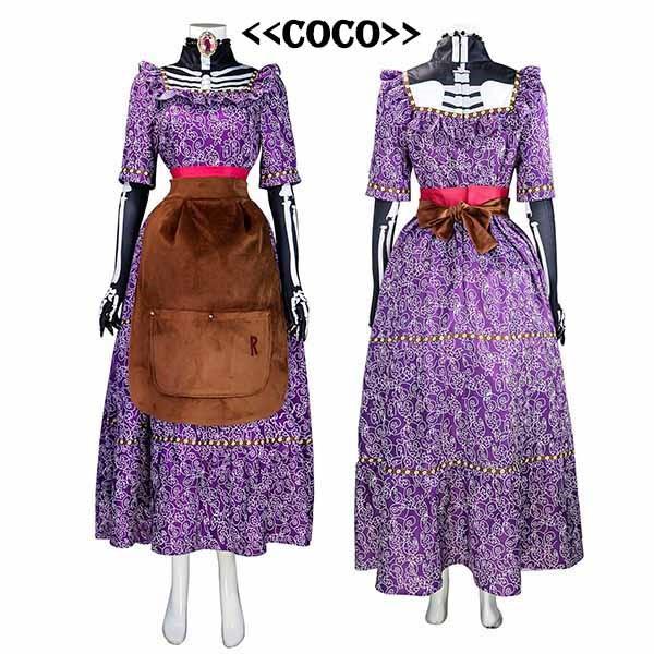 【一部分3日内出荷】ディズニーランド Coco リメンバー・ミー イメルダ コスプレ衣装 クリスマス ハロウィン