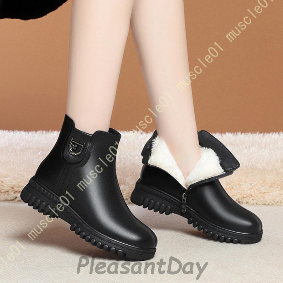 スノーブーツ レディース ブーツ 防寒 冬靴 綿靴 雪靴 ウィンターブーツ ムートンブーツ カジュアルシューズ ウォーキングシューズ 厚底 スノーシューズ
