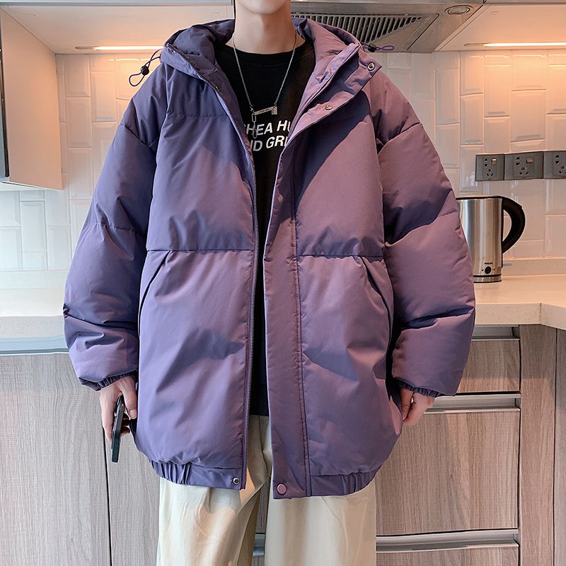 コットンコート メンズ フード付き ゆったり 暖かい コットンコート ボーイズ カジュアル ハンサム パンスーツ