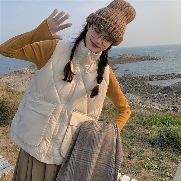 清純で人をうっとりさせる コート 学生 韓国 タンクトップ カジュアル ゆったりする ダウンコットン