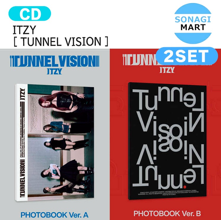 国内発送 [当店限定特典付] ITZY Photobook Ver. [ TUNNEL VISION ] 2種セット Album / 1次予約