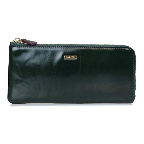 [バルコス] L字型長財布 ローラ【グリーン/**】