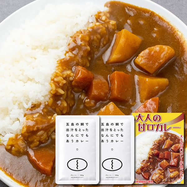 Qoo10] 大人の甘口カレー（ビーフカレー）＆五島の : 食品