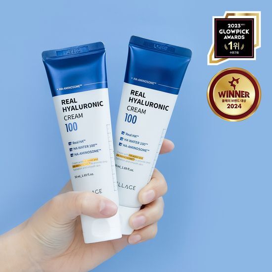 [1+1] Real Hyaluronic 100 Cream, 50ml x 2
