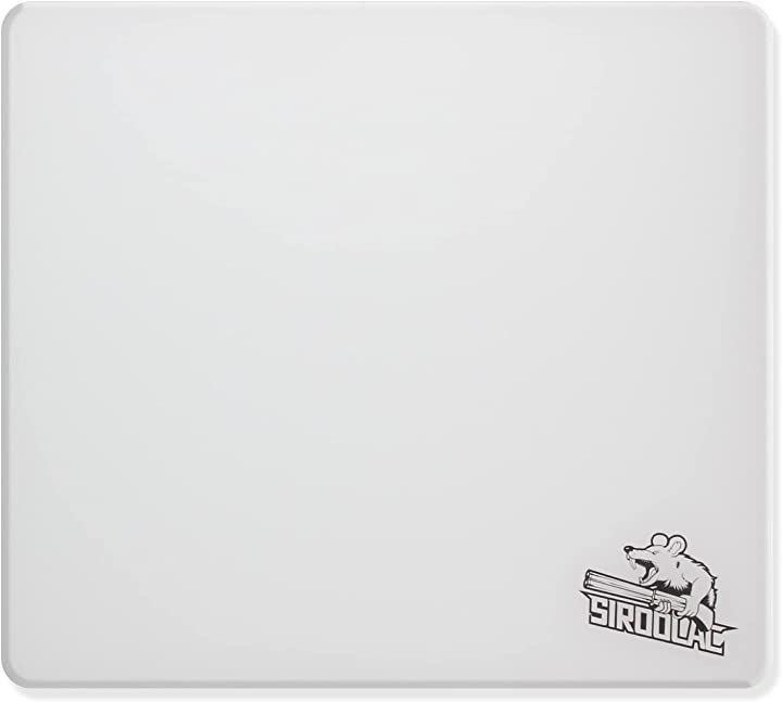 マウスパッド ゲーミングマウスパッド FPSゲーム 特殊強化ガラス 耐久性 厚さ3mm( 白, 400mmx500mm) 8,100円