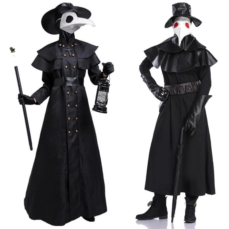 【超お得1つ買うと10個もらえる】急速出荷ハロウィン コスプレ ペスト医師 コスチューム 中世風 鳥医師 ペストマスク コスプレ 衣装 疫病 ペストドクター 大人 クリスマス パーティー 仮装 レディ