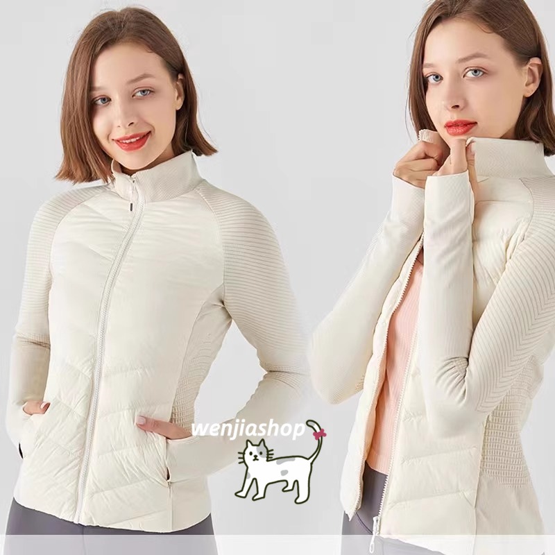 ゴルフウェア 2024 秋冬 レディース スポーツウェア トップス ダウンコート ダウンウェア ダウンジャケット アウター 黒 白 ピンク 防寒着 暖かい 女性 冬服 秋服 テニスウェア 韓国風