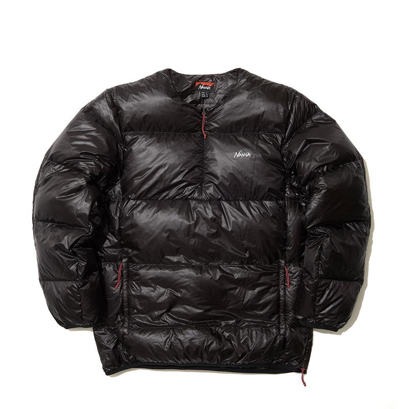 ナンガ マウンテンロッジ ダウンクルーネックトップ BLK M N1LTBKF4