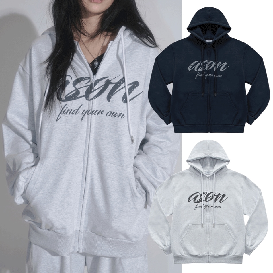 25ss LOOSE TRAINING HOOD ZIP-UP (2 colors)