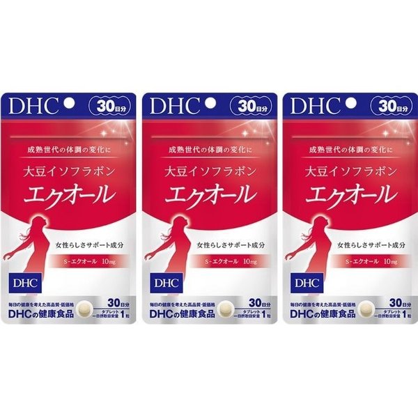 DHC 大豆イソフラボン エクオール 30日分 3個