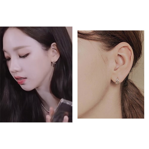 [AESPAカリーナ/スヨン着用] カイア イヤリング/大学生ファッション 韓国ジュエリー韓国ファッション 韓国女性アクセサリー 7,040円