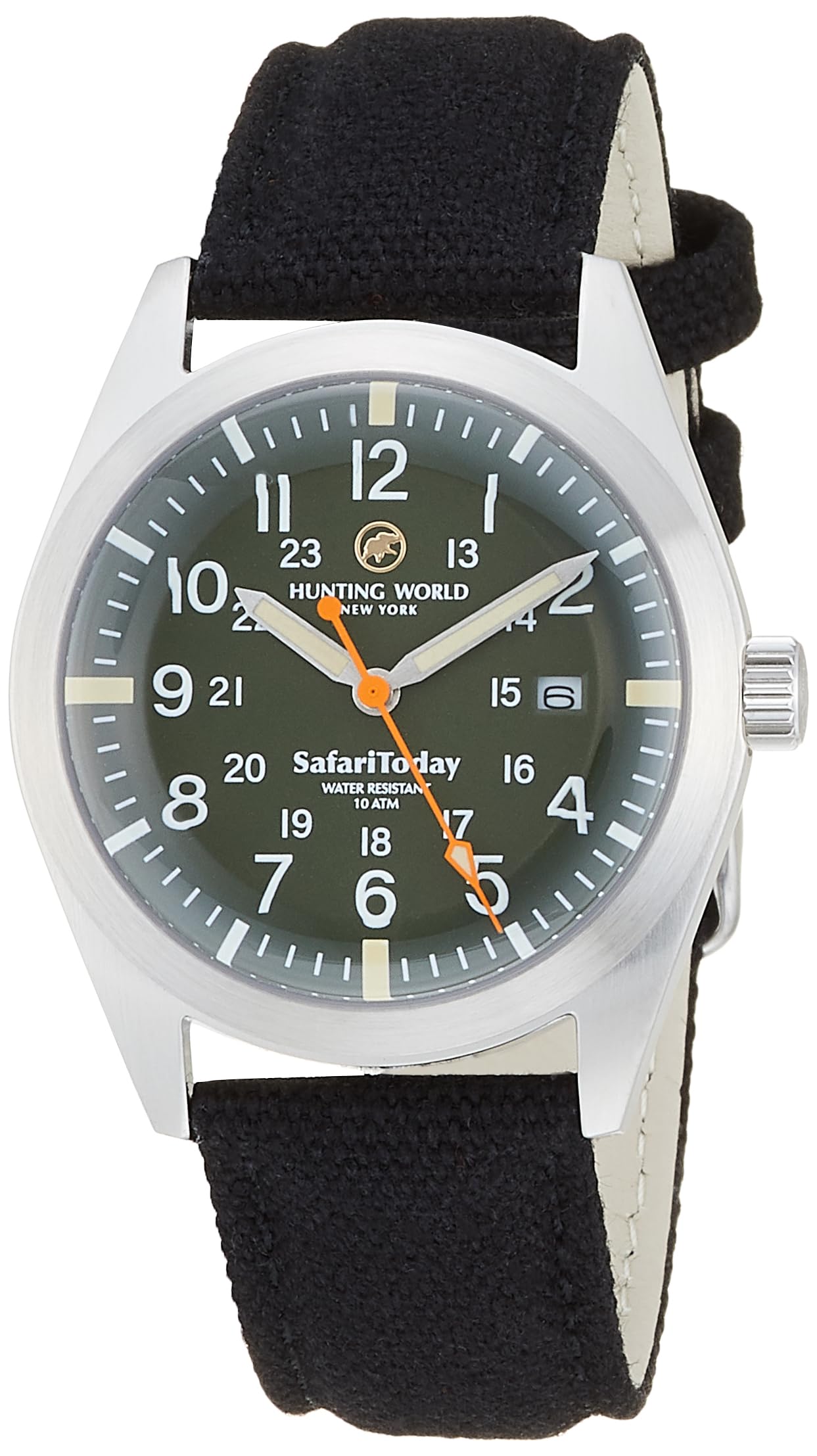 [ハンティングワールド] 腕時計 HW555GR メンズ ブラック