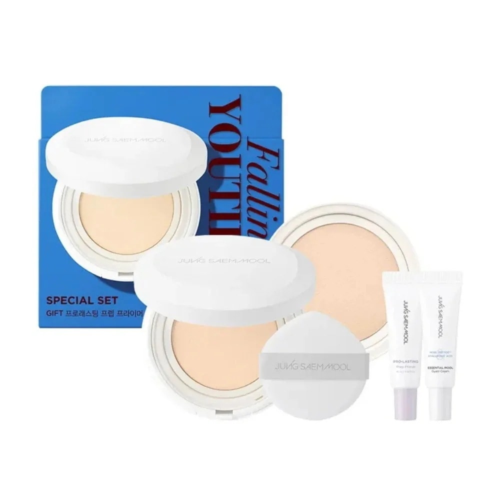 【企画セット】 プロラスティング キョルフィットメッシュクッション, SPF50+ PA++++ (リフィル+プライマー+クリーム or リフィル+ブルーパフ2個+ミニパウダー)
