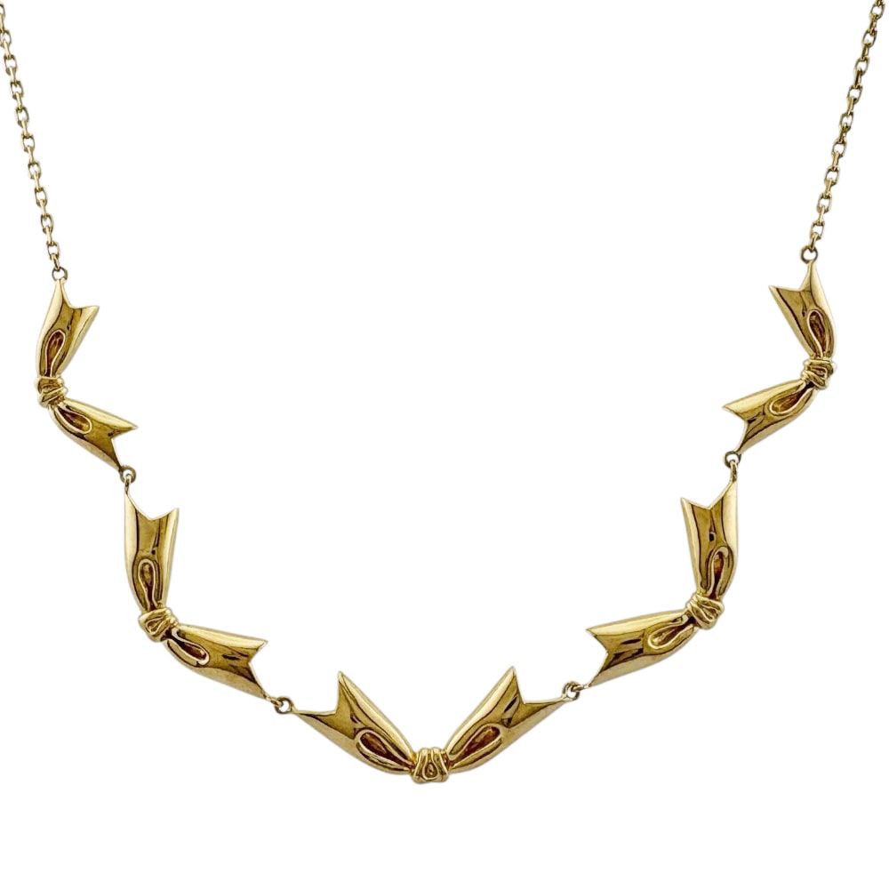 ミキモト ネックレス 18金 K18イエローゴールド MIKIMOTO 中古 美品