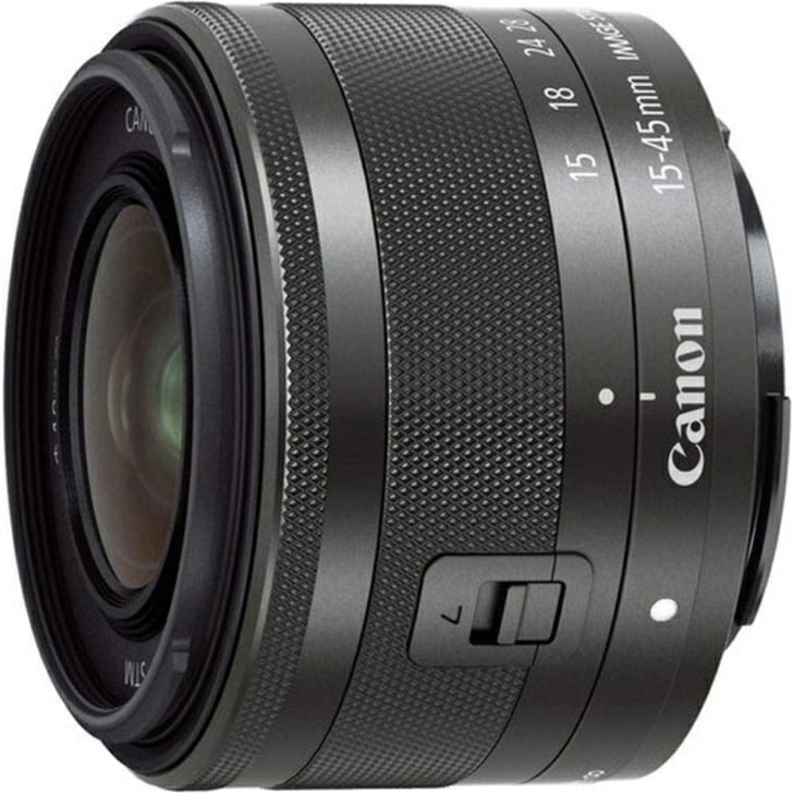 格安新品 キヤノン Canon 標準ズームレンズ グラフ STM F3.5-6.3IS EF-M15-45mm ズームレンズ -  flaviogimenis.com.br