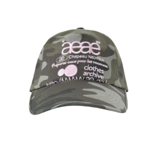 WEB LOGO CAMO 5 PANNEL CAP[2color]-green,black