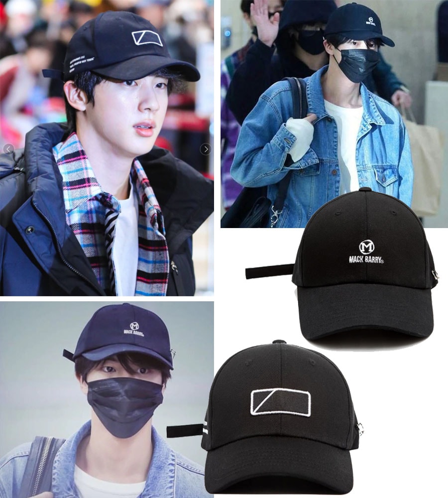 MCBRY BTS JIN 着用 BALL CAP 2TYPEジンフォトカード付き