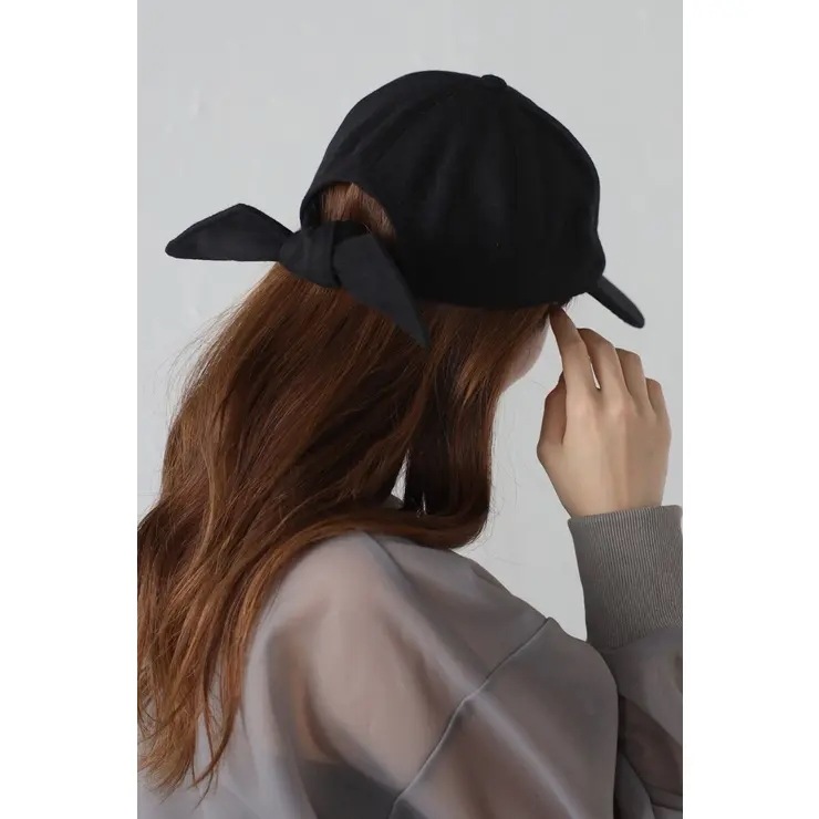 【Casselini】ウールリボンキャップ 88-003764