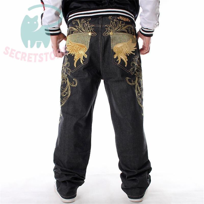 極太 ワイドパンツ バギーパンツ メンズ デニム ジーンズ ルーズフィット ゆったり B系 ストリート ヒップホップ HIPHOP スケートボード
