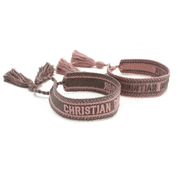 Christian Dior ブレスレット セット バングル オブリーク ロゴ B0961 ADRCO 21 SLIGHT PINK GREY