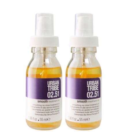 [1+1]スムーストリートメントオイルヘアエッセンス軽量アンプルオイル55ml x 2個 韓国人気ヘアオイル ダメージヘアケア つややかな髪 スタイリングオイル 毎日のヘアケア 髪の鎮静
