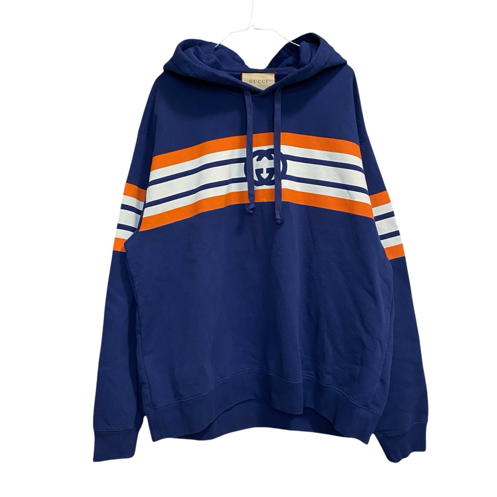 美品 グッチ GUCCI メンズ 646953 パーカー GGマーク XL ビッグサイズ