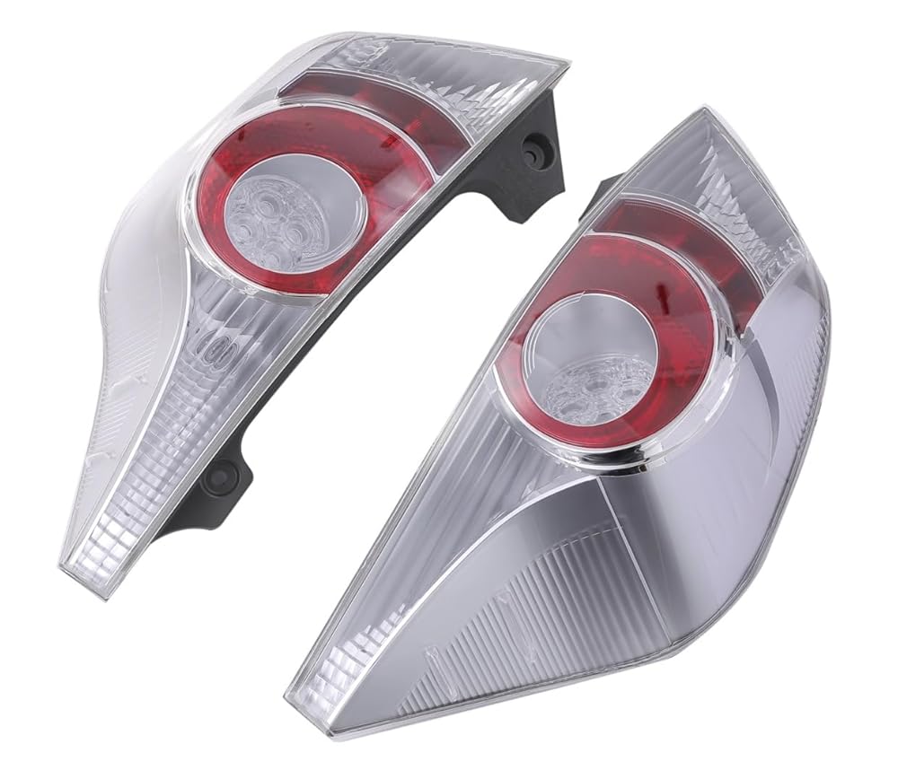 トヨタ 用 アクア NHP10 10系 前期 テールランプ テールレンズ クリア×レッド レンズ 左右セット 純正 交換 タイプ 社外品 カスタムパーツ