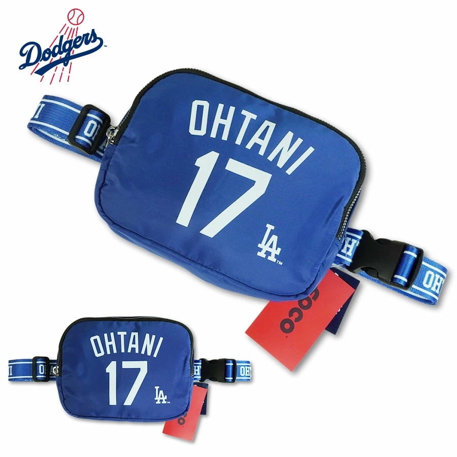 ロサンゼルス ドジャース公式グッズ大谷翔平 ベルトバッグLサイズショルダーバッグ クロスボディ ウエストポーチLARGE BELTED BAG 試合観戦メジャーリーグ
