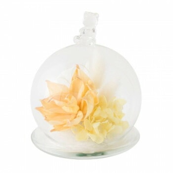 フラワーアレンジ ドーム M YE F-3527