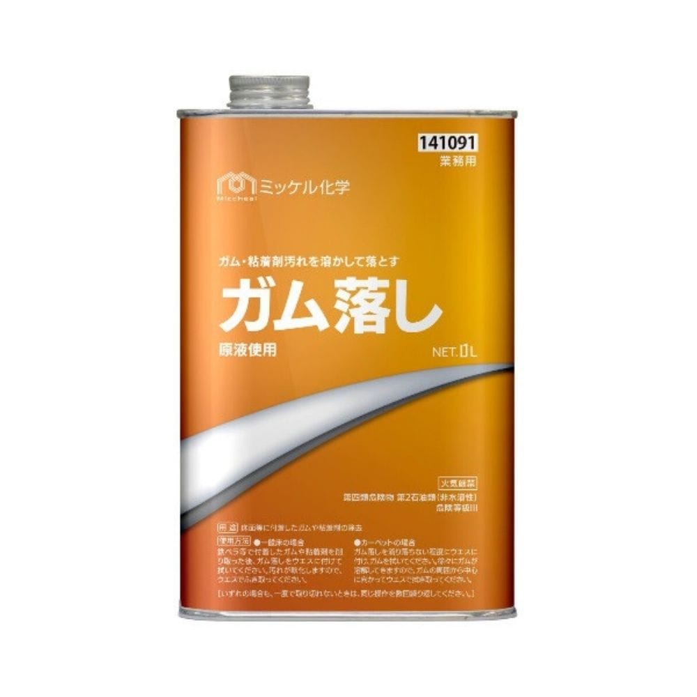 ミッケル化学　ガム落し　1L×4本【メーカー直送・代引き不可・時間指定不可】