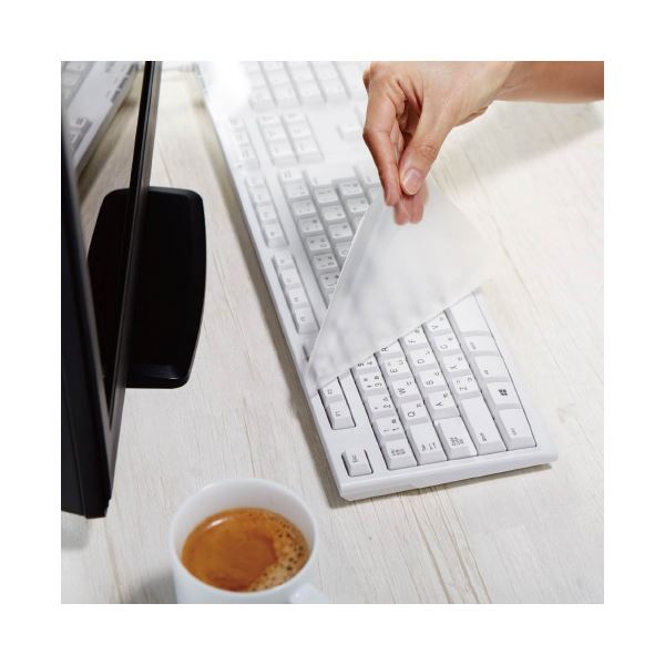 (まとめ) エレコム キーボードカバー 大型ノートPC用 PKU-FREE4 (×3セット)