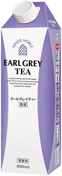 【送料無料】三井農林 ホワイトノーブル アールグレイティー 紙パック 1L24本入