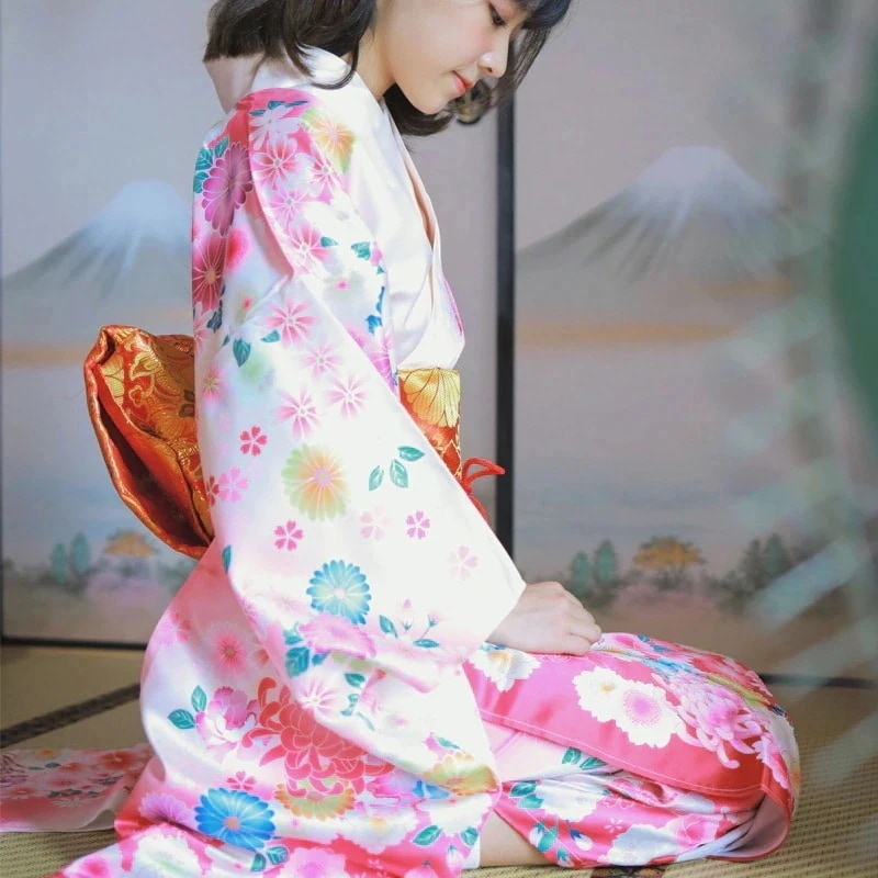 和服コスム着物レディース 浴衣セット 今日限りで プリント