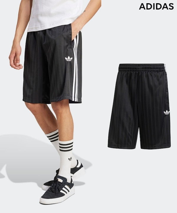 Qoo10 adidas アディカラー ショーツ 無地 ひざ丈 ス
