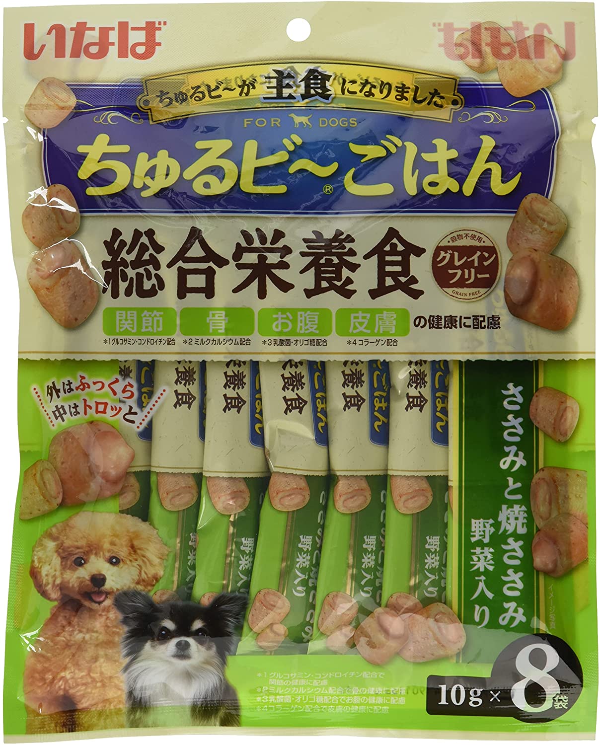 いなば 犬用焼ささみ関節の健康配慮 12本入り×10個 【期限2022.9】 - 犬