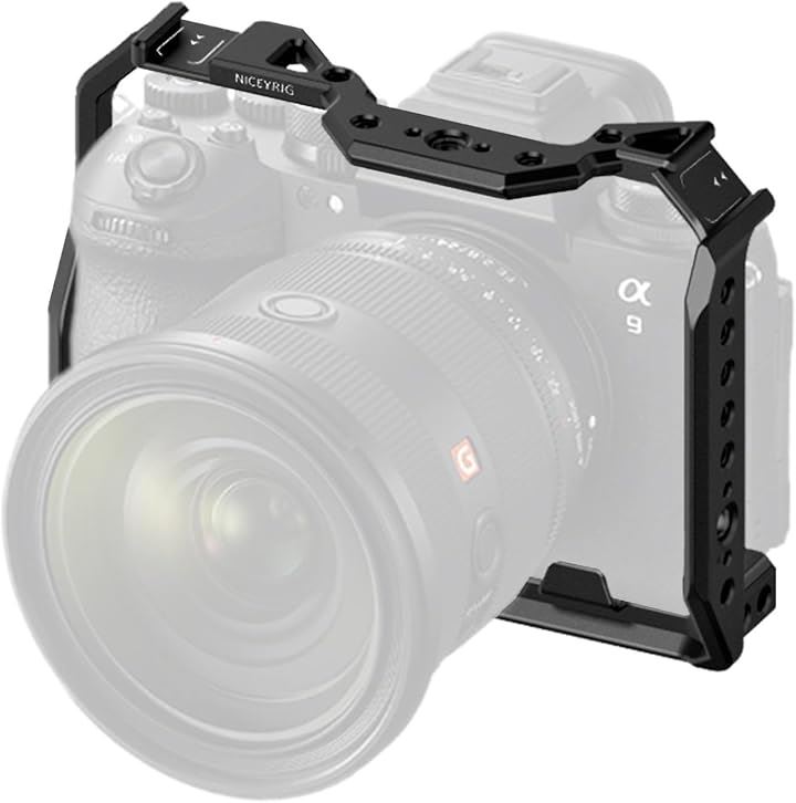 カメラケージ フルケージ sony A9M3 ILCE-9M3/α9 IIIに適用 NATO レール コールドシュー アルカスイス クイックリリースプレート付き 582 7,207円