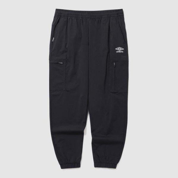 パンツ LQC UQ123CPT24-BLK カジュアル スパン カーゴ ジョガー パンツ / BLACK