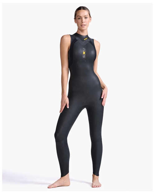 2XU WW4995C-BLK-ABN-XS レディース　トライアスロン用ウェットスーツ　プロペル P：1 スリーブレス（BLK-ABN・サイズ：XS） WW4995CBLKABNXS