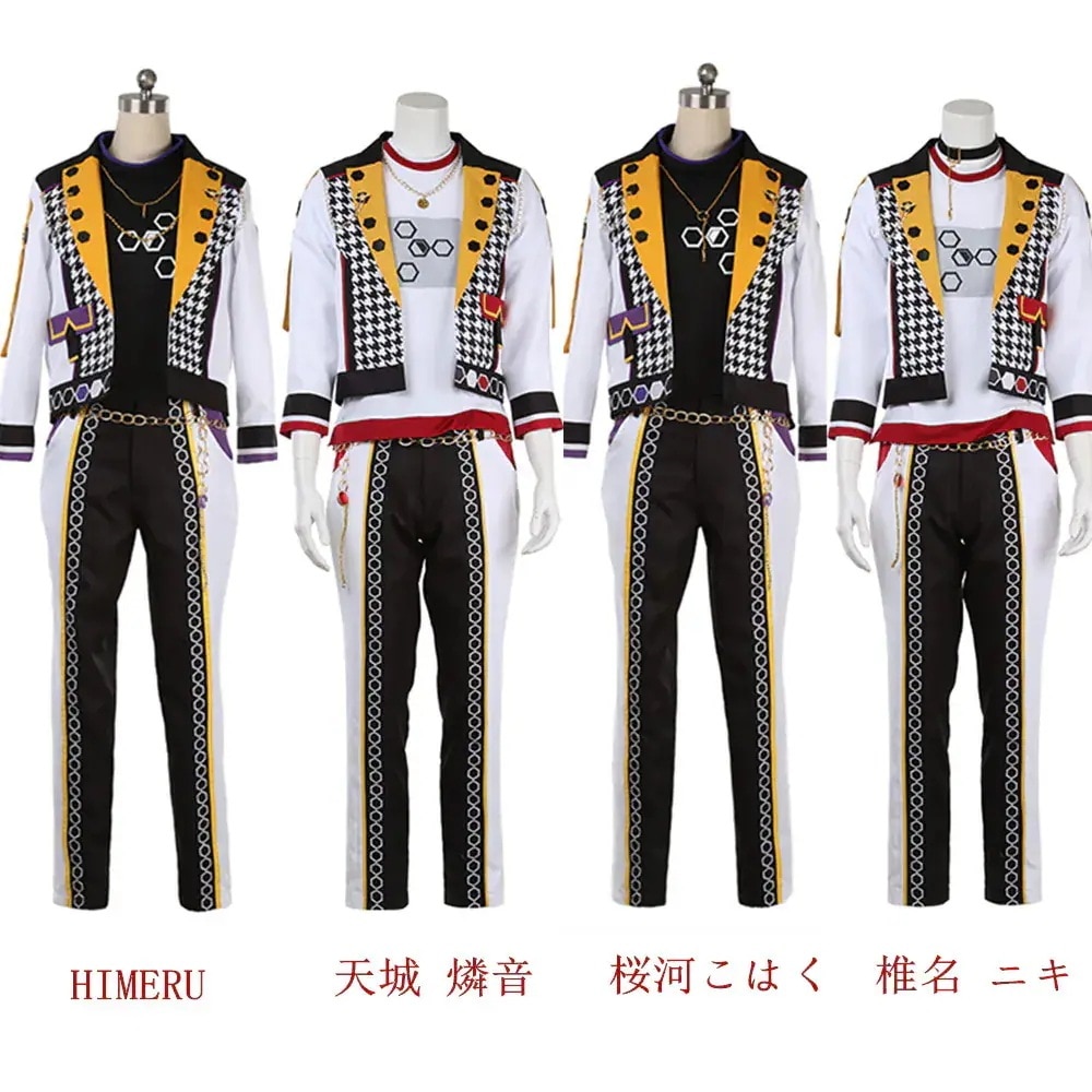 Ensemble Stars あんさんぶるスターズ ユニットソングCD Crazy:B HIMERU 天城 燐音 桜河こはく 椎名 ニキ コスプレ衣装 コスチューム イベント期間限定30％