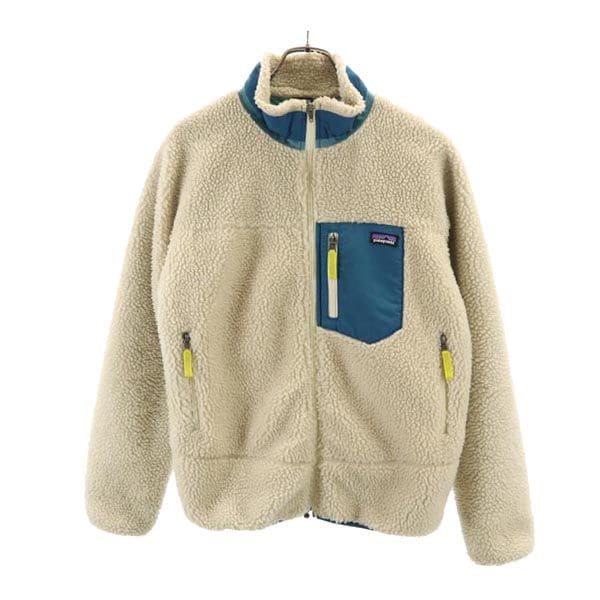 ジップ フリースジャケット XXL（16-18） アイボリー アウトドア キッズ