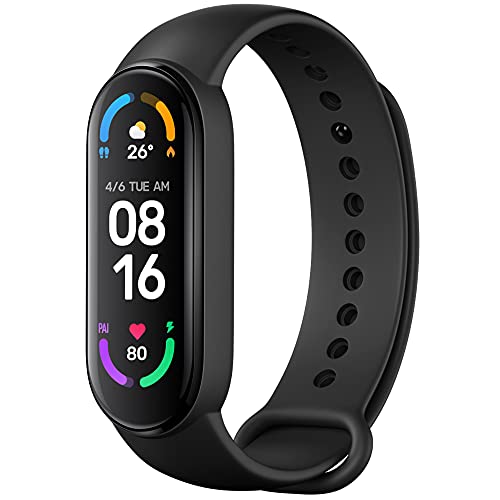 シャオミ(Xiaomi) スマートウォッチ Mi Smart Band 6 スマートバンド 6 日本語版 ブラック