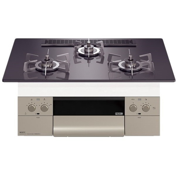 N3WU2PWASQSTESC-13A Orche S-FLAT [ビルトインガスコンロ (都市ガス用 3口 両側強火力 75cmタイプ)]