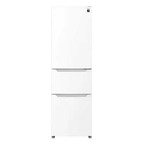 シャープ SJ-PT32P-W プラズマクラスター冷蔵庫 右開き 3ドア 317L マットホワイト