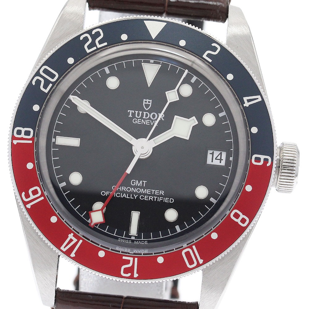 チュードル TUDOR 79830RB ブラックベイ GMT デイト 自動巻き メンズ 良品 箱・保証書付き_948482【中古】