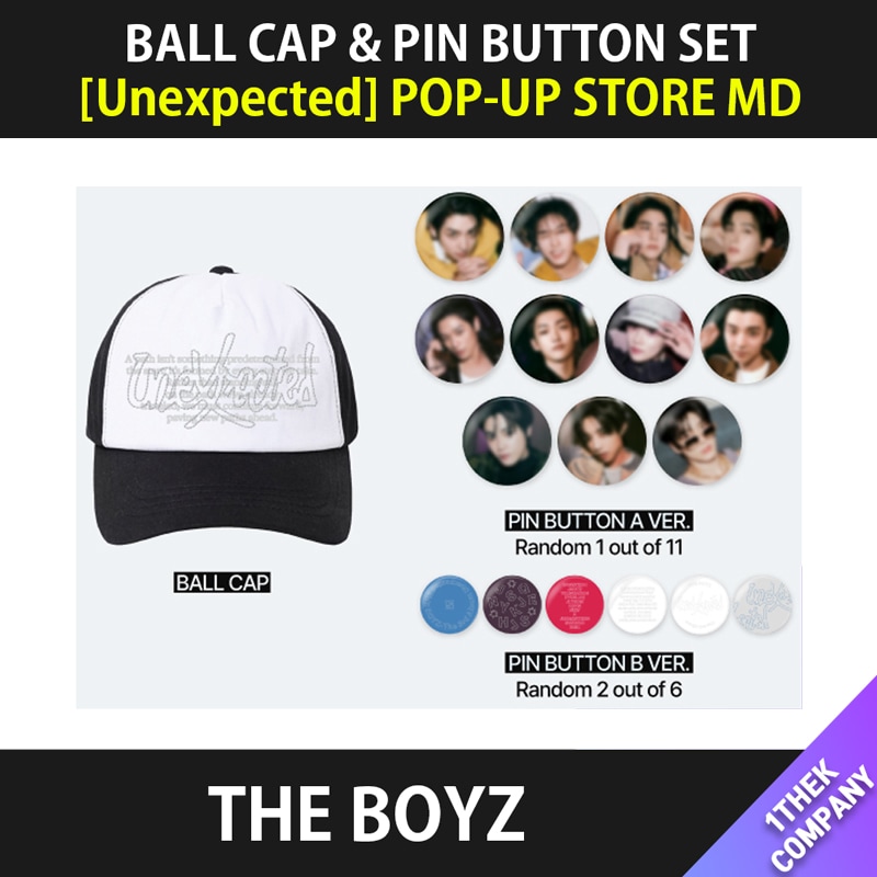 [購入金額特典]（BALL CAP & PIN BUTTON SET）THE BOYZ The 3rd Album [Unexpected] POP-UP STORE